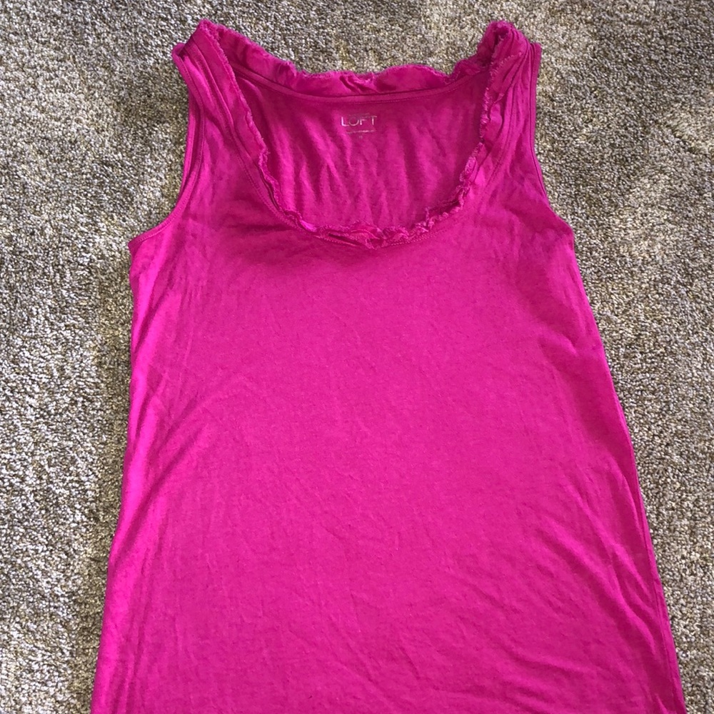 Loft Ruffle Tank